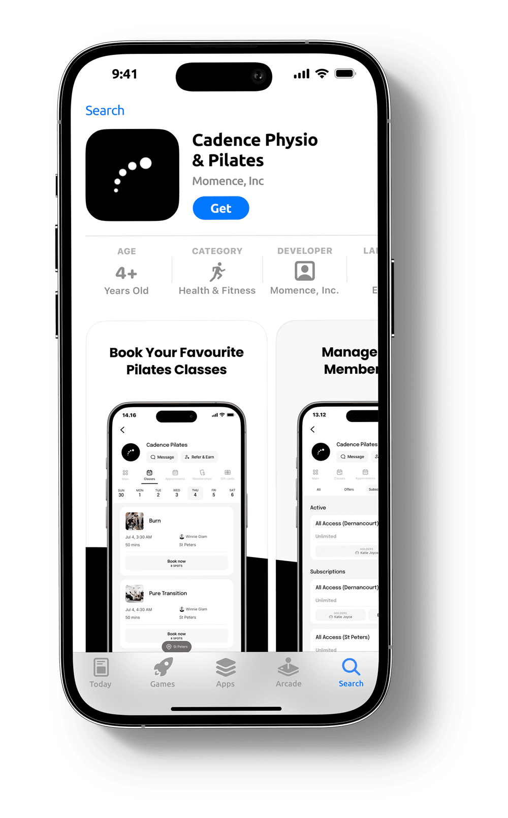 Pilates Mobile App Store Download